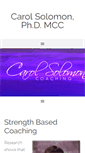 Mobile Screenshot of carolsolomon.com